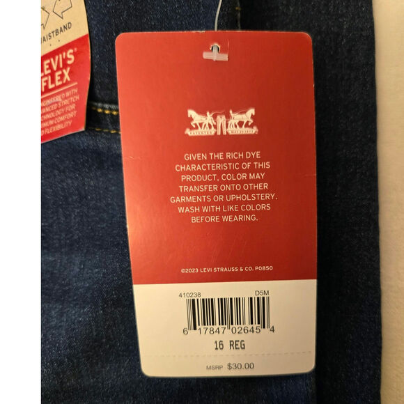 Levi's Flex Girls Pull On Jeggins Size 16 Regular NWT - Picture 4 of 6